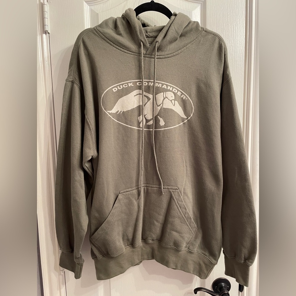 Duck Commander Green Sweatshirt Size L